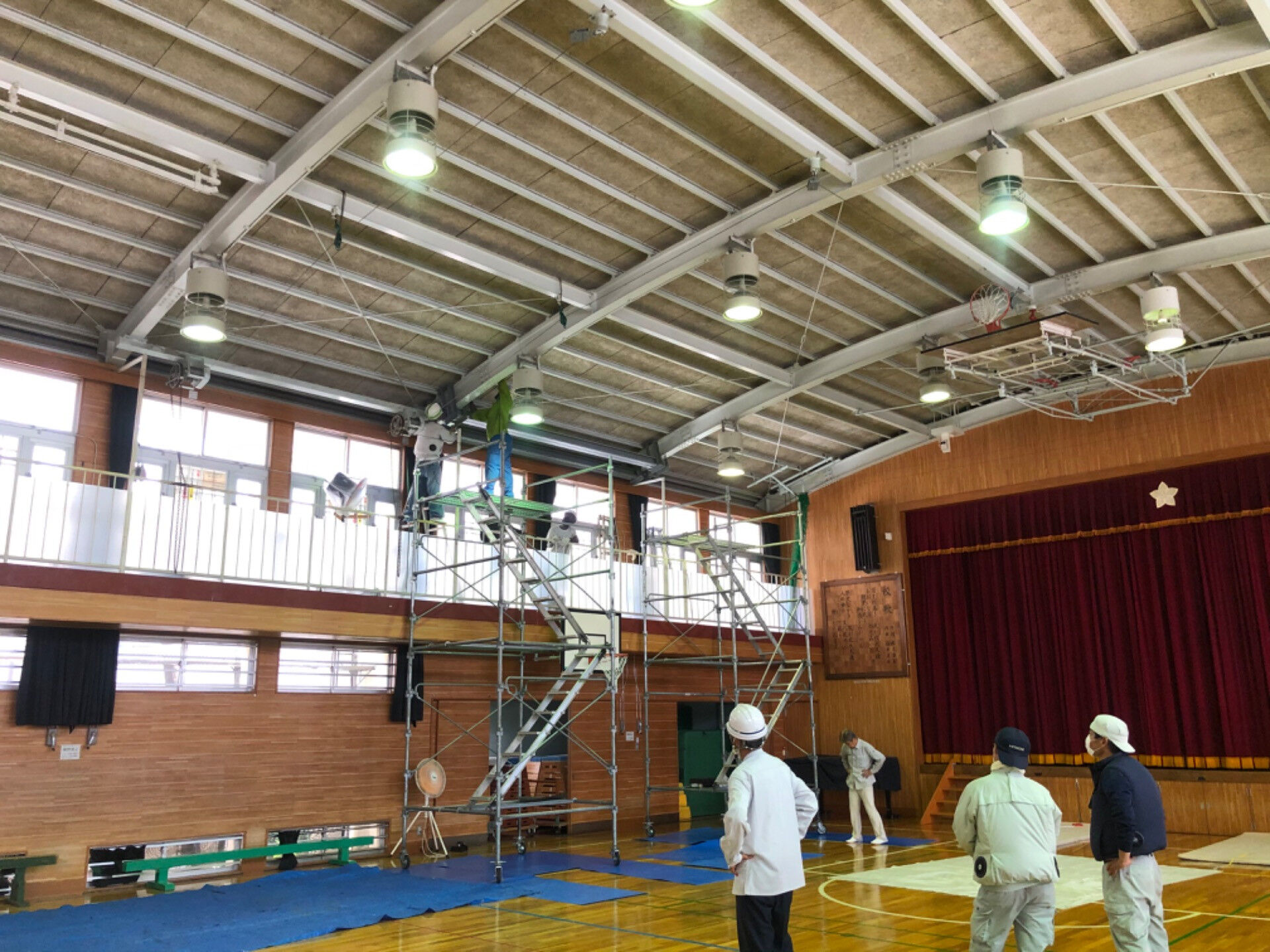 杉並区を拠点とした株式会社マルティー、屋内鉄骨塗装