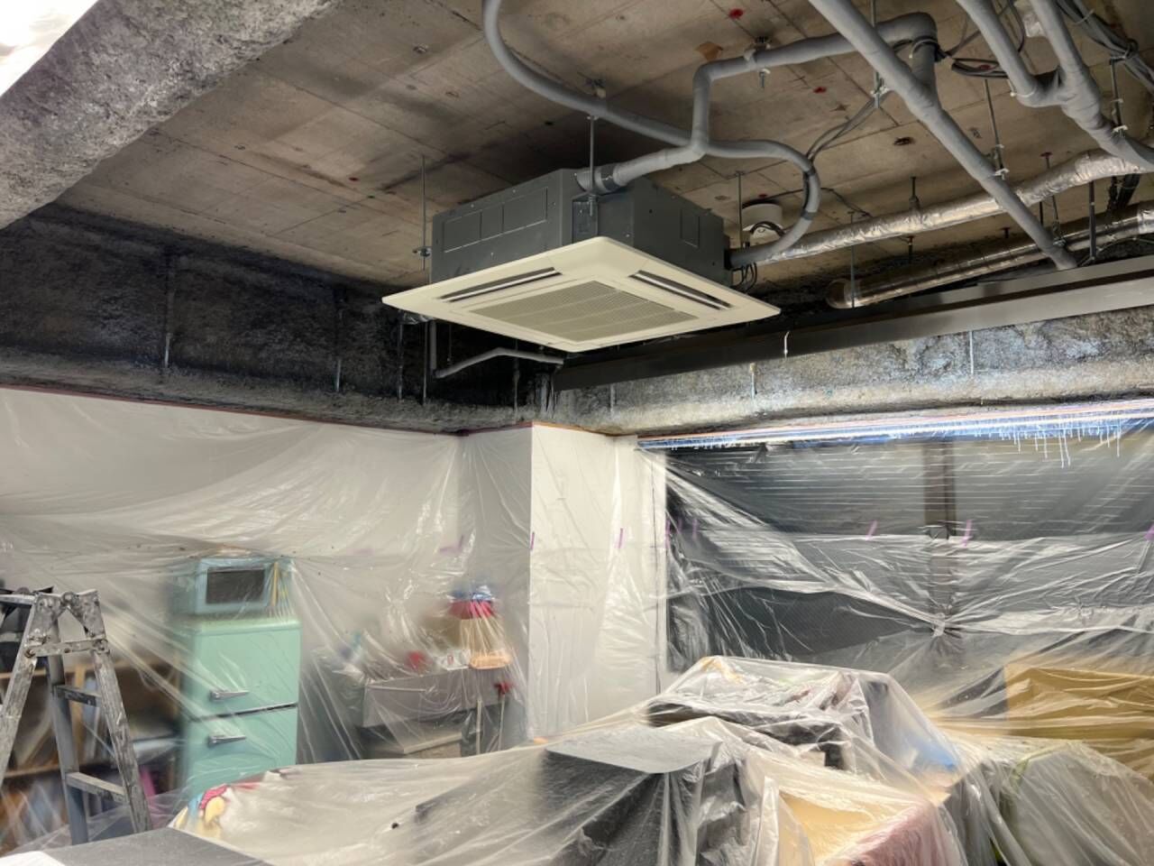 耐火被覆の飛散防止